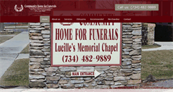 Desktop Screenshot of chfuneral.com